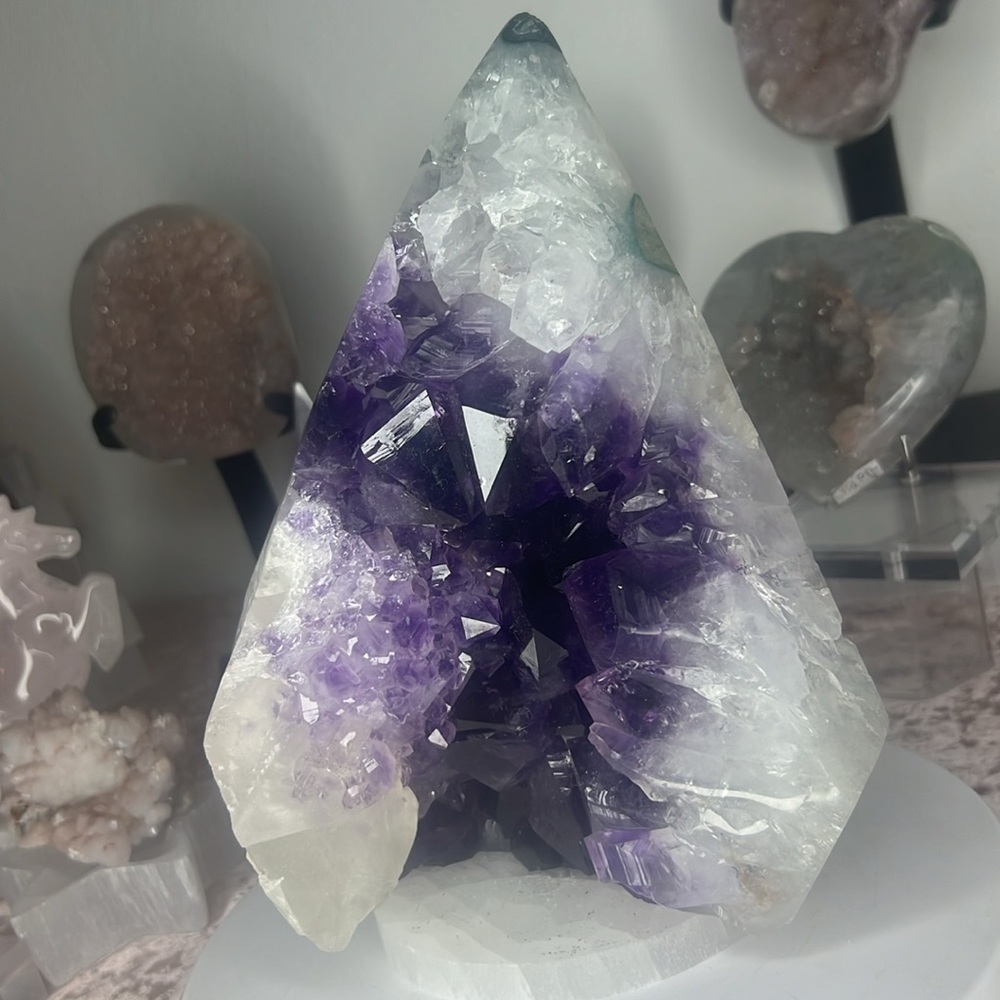 Amethyst Druzy Diamond Statement Piece - Adi50 - image 4